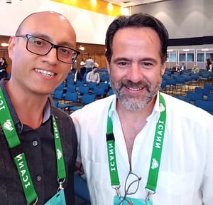 Oziel Vazquez y Rodrigo de la Parra es uno de los vicepresidentes regionales de la Corporación de Internet para la Asignación de Nombres y Números (ICANN).