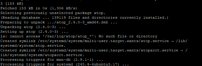 Instalacion de Atop en Ubuntu