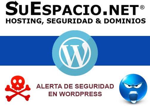 Alerta de seguridad para Wordpress